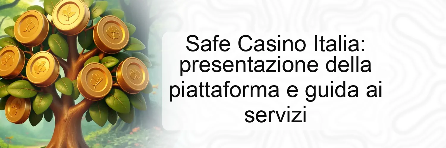 Safe Casino Italia: presentazione della piattaforma e guida ai servizi Safe Casino Italia: presentazione della piattaforma e guida ai servizi